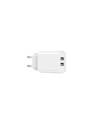 WIWU WIWU Wandladegerät Wi-U003 2,1A 2x USB Ladegerät ohne Ladekabel in Weiß