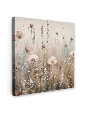 MuchoWow Leinwand bilder Blumenfeld (BxH)