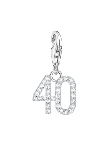 Thomas Sabo Charm-Anhänger in silber, weiß