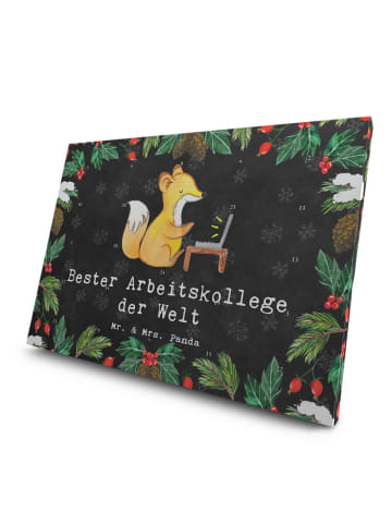 Mr. & Mrs. Panda Adventskalender Fuchs Bester Arbeitskollege der... in Kreidetafel