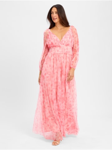 Marie Lund Kleid in pink weiß - 0002