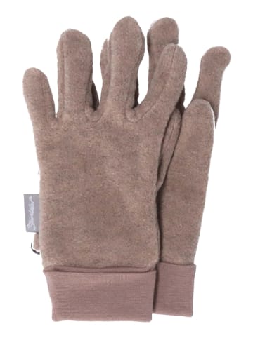 Sterntaler Fingerhandschuhe in braun mel.