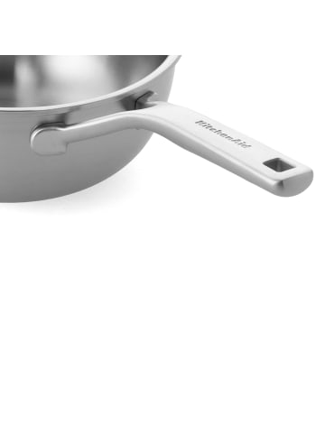 KitchenAid Kasserolle Chefs Pfanne Kasserolle (CC003255-001) in silber