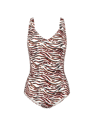 Triumph Badeanzug Red Label Summer Wild in WHITE - DARK COMBINATION