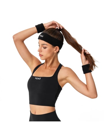 YEAZ SHOW Top in schwarz