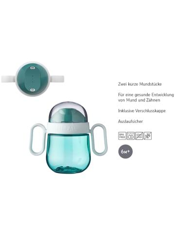 Antitropf-Trinklernbecher 2.0 Mio in Deep Turquoise 200 ml