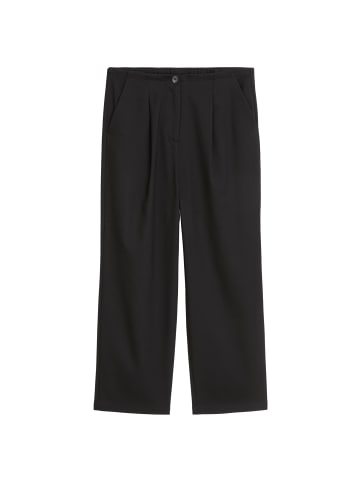 Marc O'Polo DENIM Bundfaltenhose loose tapered in Schwarz