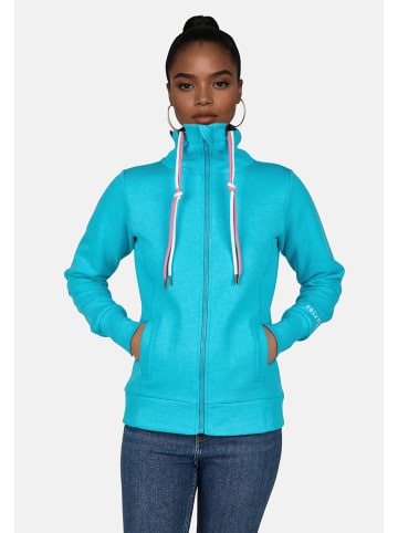 Salzhaut Sweatjacke TAASEN in Scuba Blue
