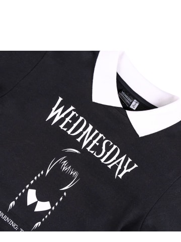 Cerda Sweatshirt Wednesday mit Kragen in Schwarz