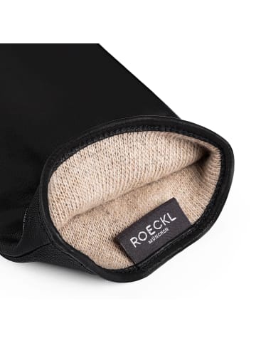 Roeckl Handschuh mit Cashmere- Wollfutter in Schwarz