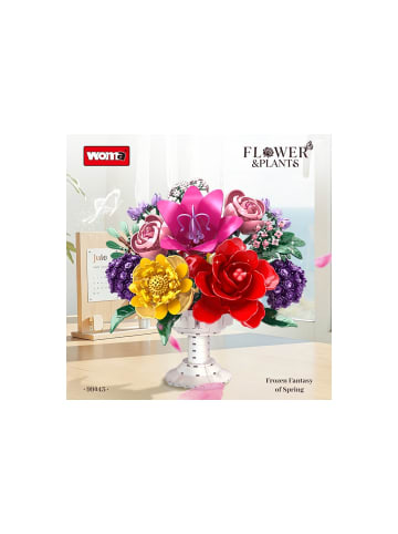 Reobrix WOMA Blumenstrauß mit Vase Bausteine W99143