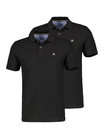 Lerros Poloshirt Basic in Schwarz