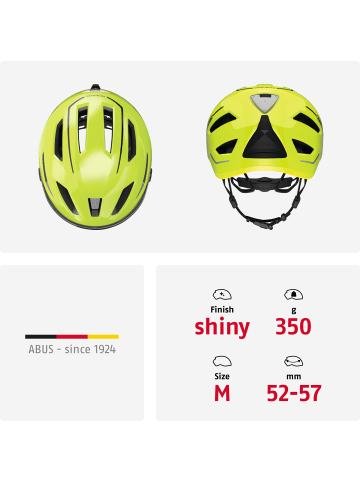 ABUS Fahrradhelm Pedelec 2.0 in signal yellow