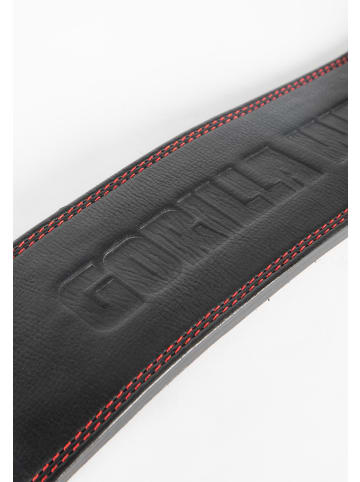 Gorilla Gorilla Wear 4 Zoll Premium Leder Hebel Gürtel - schwarz