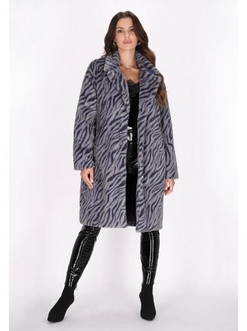 faina Jacket in Grau Schwarz