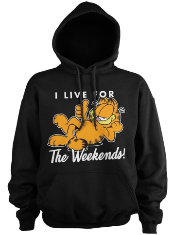 Garfield Hoodie "Live For The Weekend Big Tall Hoodie" in Schwarz
