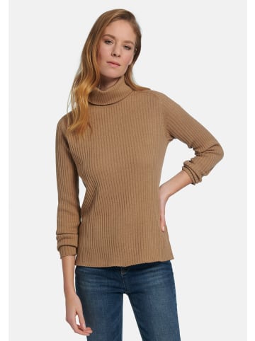 PETER HAHN Pullover new wool in CAMEL-MELANGE