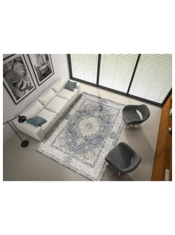 Atticgo Flachgewebe-Teppich NEILA in grau