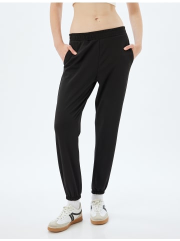 KOTON Sweathose in Schwarz