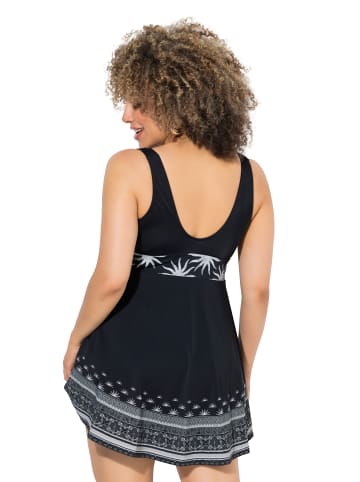 Ulla Popken Badeanzug in schwarz