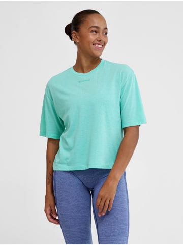 Hummel T-Shirt Hmlmt Vanja Multisport Damen in POOL BLUE