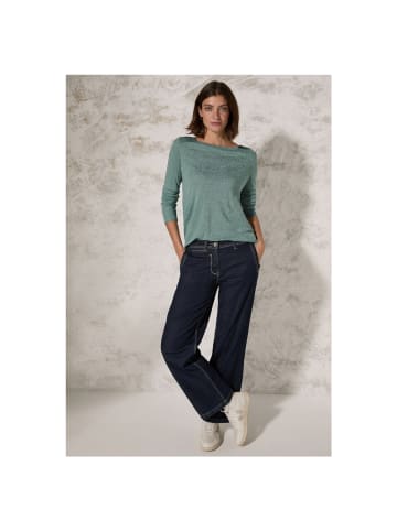 Cecil Langarmshirt in glaced salvia green
