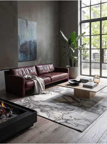 KADIMA DESIGN Teppich Kurzflor Abstrakt pflegeleicht Wohnzimmer Schlafzimmer Flur in Grau