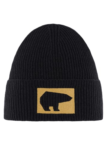 Eisbär Agnes OS Strickmütze in Schwarz