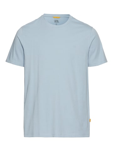 Camel Active Basic T-Shirt aus reiner Baumwolle in Blau