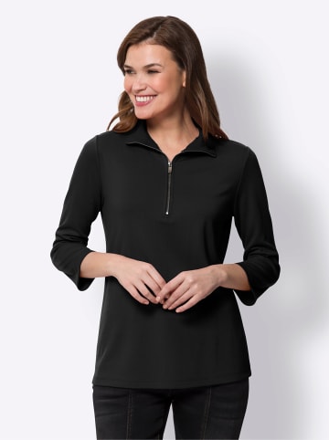 Heine 3/4-Arm-Shirt in schwarz
