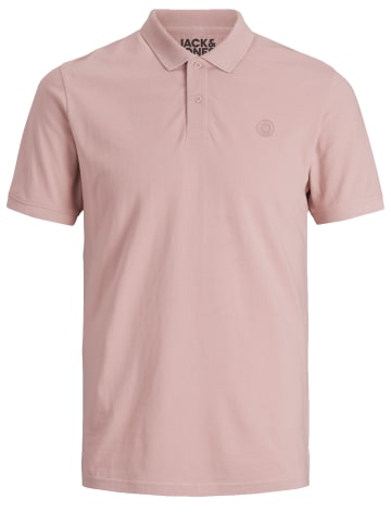 Jack & Jones 3er-Set Poloshirt in Rosa/White/Grey