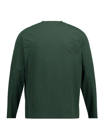 JP1880 Kurzarm T-Shirt in dunkelgrün