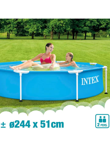 Intex Frame Pool (244x51cm) in blau