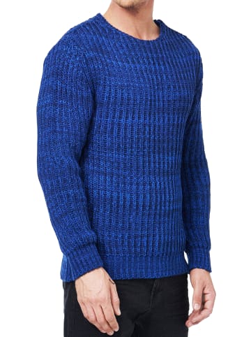 Rusty Neal Grobstrick Neon Pullover in Blau