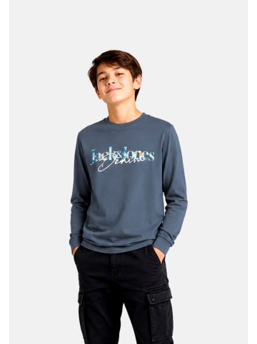 JACK & JONES Junior Longsleeve 'Tom' in blau