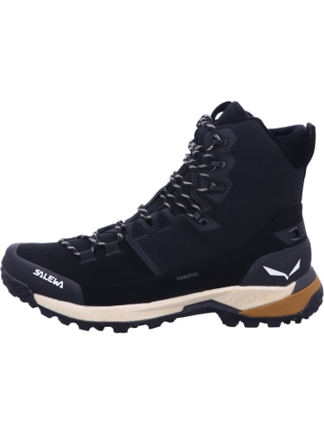 Salewa Wanderschuh Puez Winter Mid PTX in Black/Black