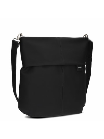 Zwei Mademoiselle M140 - Schultertasche 35 cm (nubuk-cappuccino) in nubuk-black