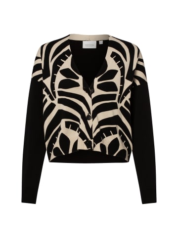 comma Pullover in schwarz beige - 0001