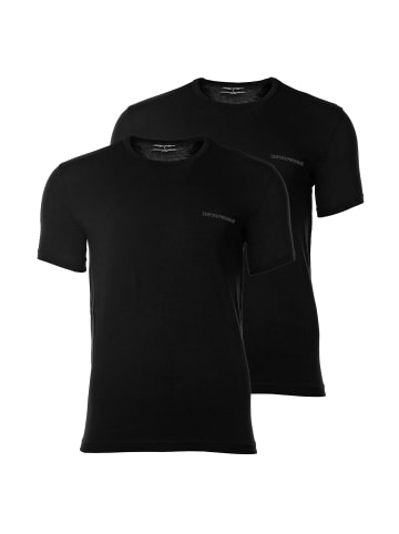 Emporio Armani T-Shirt 2er Pack in Schwarz