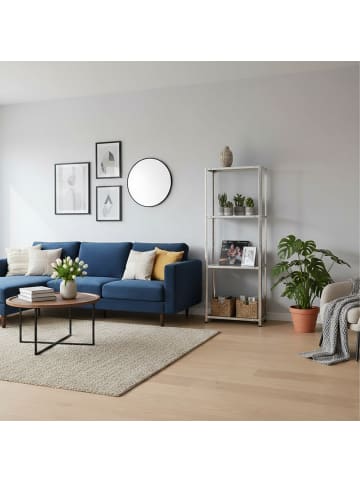 relaxdays Lagerregal in Silber - (B)60 x (H)180 x (T)40 cm