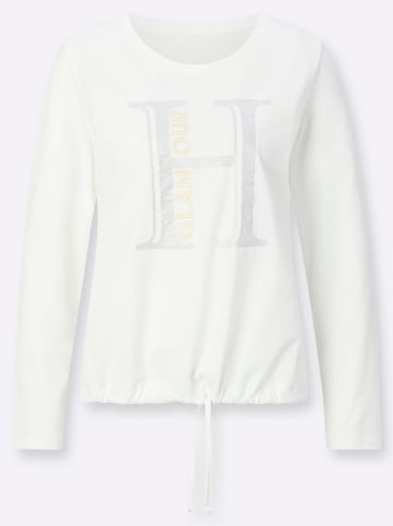 Sieh an! Rundhalsshirt in ecru