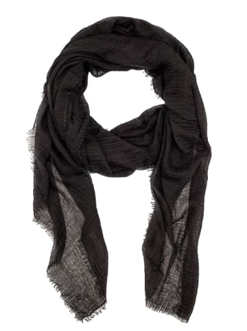 SASSYCLASSY Musselin Schal in Dunkelblau