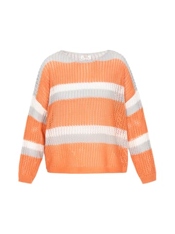 usha FESTIVAL Women Sweater in offwhite grey orange