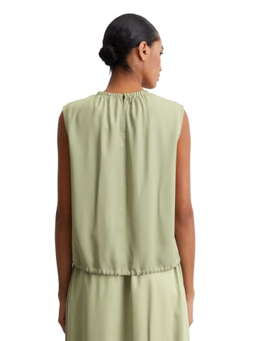 Marc O'Polo Ärmellose Bluse regular in Smooth Sage