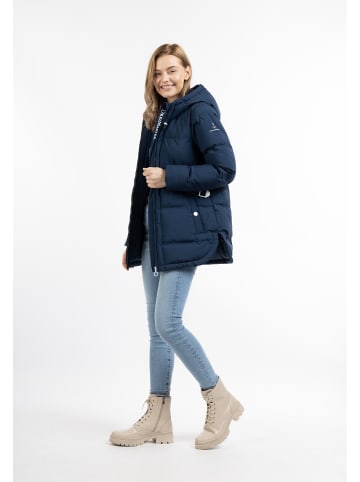 DreiMaster Maritim Winterjacke Mit Wattierung in Dunkelmarine