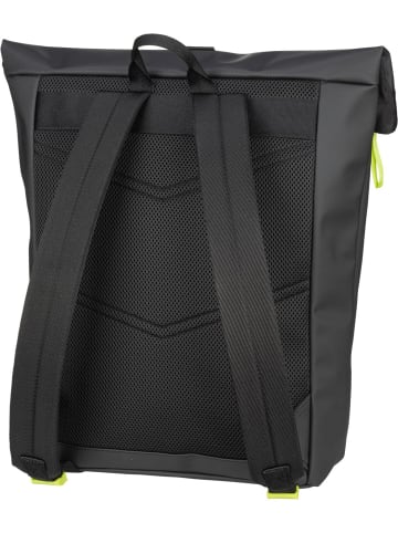 Lacoste Rolltop Rucksack Outdoor Croc Sailor Backpack 4037 in Black/Lime