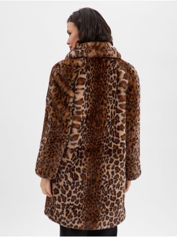 NÜMPH Kunstfelljacke NULulla in beige camel - 0001