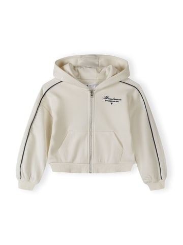 Minoti 2-tlg Langarmshirt & Hose 30FLEECE166 in weiß