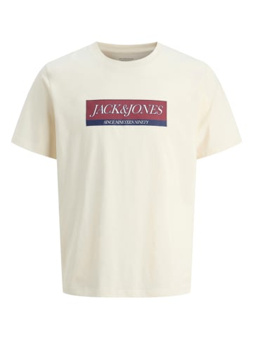 Jack & Jones T-Shirt 'Inwood' in beige