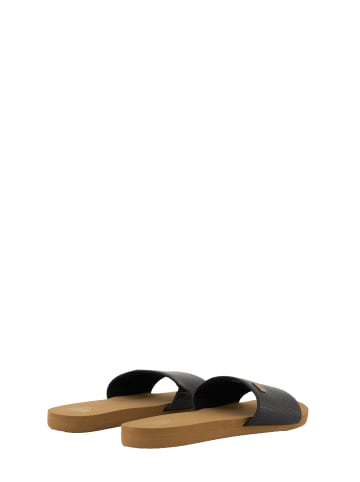 Reef Slipper Bliss Nights Slide in Black/Tan